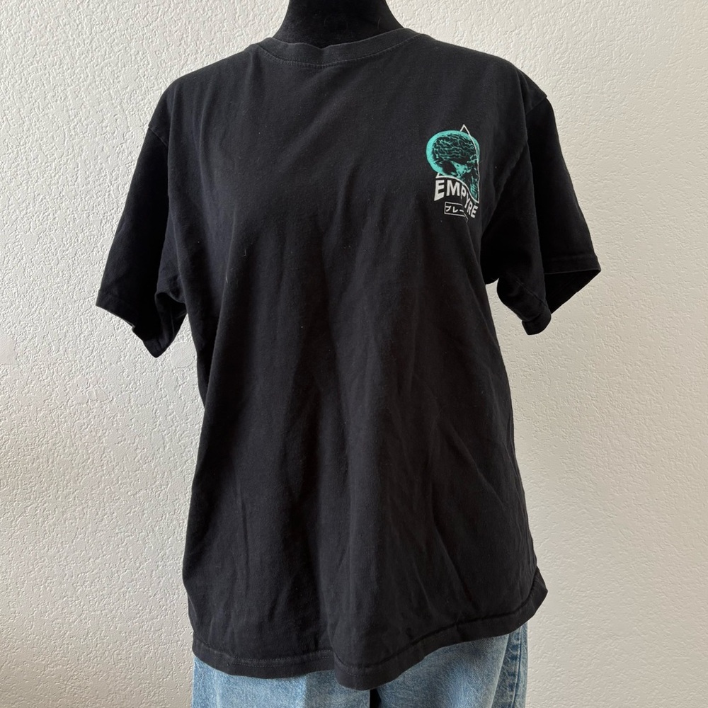 Empyre Black Tee with Green Graphic